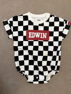 【美品】EDWIN 半袖ロンパース 70cm カバーオール