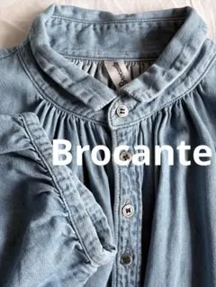 リリンさん　定番 Brocante ブロカント グランシャツデニム 日本製のサムネイル