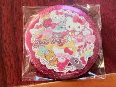 サンリオ キラキラBIG缶バッチ ハローキティ