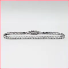 ☆展示未使用☆SV925☆テニス ブレスレット☆キュービックジルコニア 