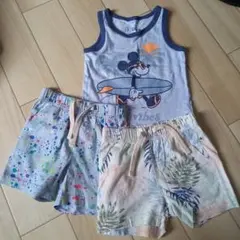 babyGAP タンクトップ&ハーフパンツ２枚３点セット 80cmのサムネイル