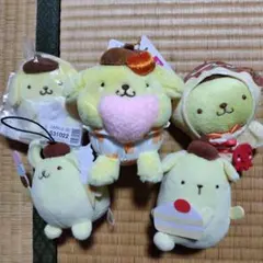 ポムポムプリン 30周年sweet partyコック帽 王冠 マフィン4点セット