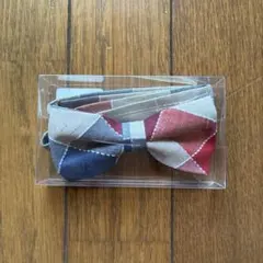 【卒園/入学式】新品未使用 蝶ネクタイ 赤青系 キッズ