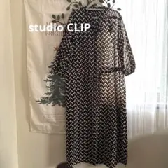studio CLIP シアーロングワンピース