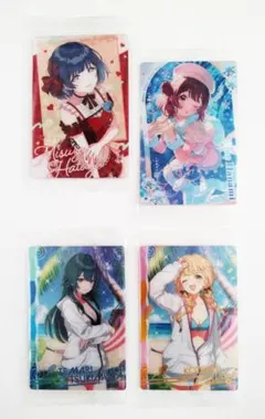 【未開封】 学園アイドルマスター　ウエハ2　「スーパーレア」含む　４枚セット