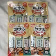 国産品 犬用いなば 旅するちゅーる 3種の地鶏セレクション　72本セットのサムネイル