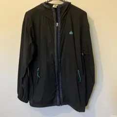 ロゴス　フード付き ブラック マウンテンパーカー