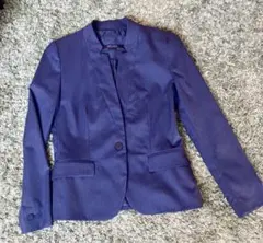 (美品)ZARA ネイビー テーラードジャケット