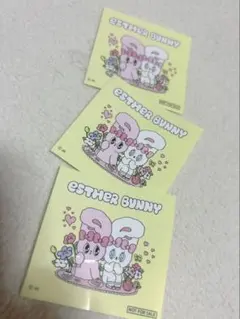 ESTHER BUNNY ステッカー 3枚セット
