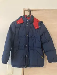 POLO RALPH LAUREN ダウンコート 150 ネイビー/レッド