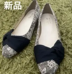 JELLY BEANSフラットパンプス 花柄レース