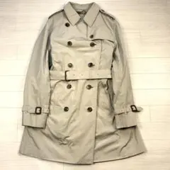 【希少46/3Lほぼ未使用】バーバリーロンドン　トレンチコート　ベルト ライナー