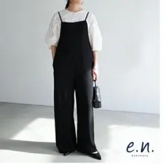 未着用♡evernavyスクエアネックサロペットのサムネイル