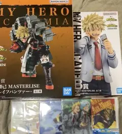 一番くじ ヒロアカ〜紡がれる想い〜B賞、D賞、F賞、I賞 爆豪勝己 4種
