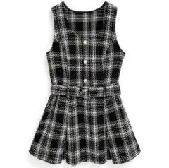 GRL ツィードミニワンピース キャミ ノースリーブ