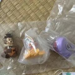 東京ディズニーリゾート カプセルトイ フィギュアキーチェーン 3点セット 未開封