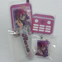 あんスタ 七種 茨 ガラケーアクスタ ネームキーホルダー フォトチャーム 3点のサムネイル