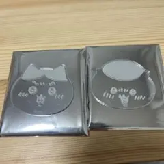 ちいかわ　おかおミラーステッカー　 ハチワレ　くりまんじゅう
