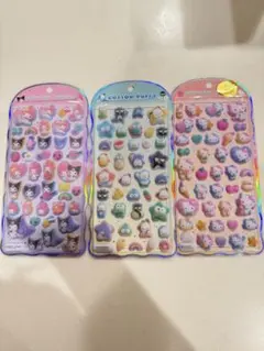 コットンパフィーシール　サンリオ