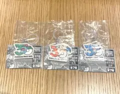 ポケモン30周年 メタルチャームマスコット　めじるしアクセサリー　3種セット