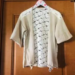 【美品】Samansa Mos2 半袖カーディガン Fサイズ