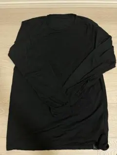 UNIQLO HEATTECH 長袖 クルーネック ブラック Lサイズ