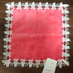 近沢レース店　タオルハンカチ　折り鶴