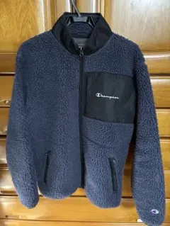 Champion フリースジャケット Lサイズ ネイビー