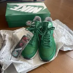 Nike Stranger Things スニーカー グリーン/オレンジのサムネイル