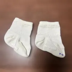 ミキハウス ベビー靴下 7-8 オフホワイト