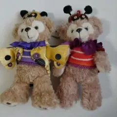 ディズニーシー ダッフィーぬいぐるみバッチ 2体セット