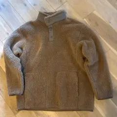 ユニクロ×ホワイトマウンテニアリング　フリース　プルオーバーM キャメル