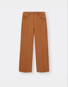 センタープレスストレートパンツ