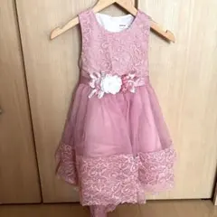 【最終値下げ】レースドレス　ピンク