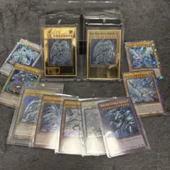 ゴールドステンレス/ブルーアイズ・ホワイト・ドラゴン 2枚セット