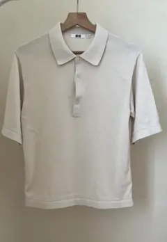 UNIQLO U ポロシャツ S ライトベージュ