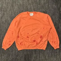 NOMA t.d. ペイントスウェット オレンジのサムネイル