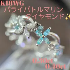 ベーネベーネ K18WG パライバトルマリンリング 14号 - メルカリ