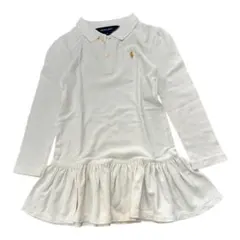 ラルフローレン ポロワンピース ゴールド刺繍 4歳 100cm