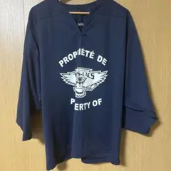 古着アメカジカナダ製 CSG ホッケーユニホームシャツ ゲームシャツ Mサイズ