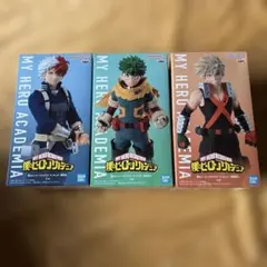 僕のヒーローアカデミア フィギュア 緑谷出久 &爆豪勝己&轟焦凍