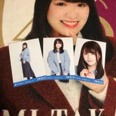 乃木坂46 生写真 デニムジャケット 伊藤理々杏 3種コンプ