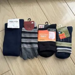 【新品】ソックス 4足セット 23〜25㎝