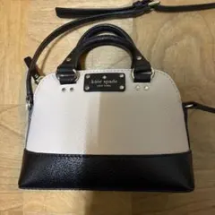 kate spade ショルダーバッグ 黒/ベージュ