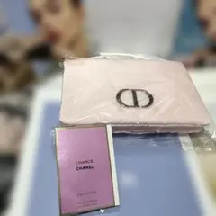 Dior CDロゴ ポーチ ピンク☆シャネルパルファム付き　新品未使用のサムネイル
