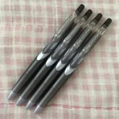 ぺんてる ボールペン 0.7mm ビクーニャ VICUNA 4本 ブラック 廃盤