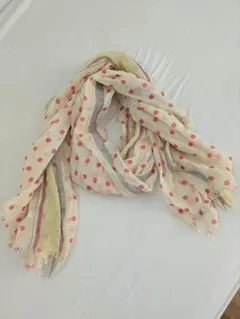 水玉模様 大判ストール・ショール