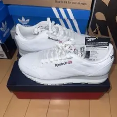 未使用 送料込 Reebok CLASSIC LEATHER 白