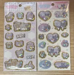 リラックマ Cheer Cheer Lambs キラッとぷくぷくエアーシール