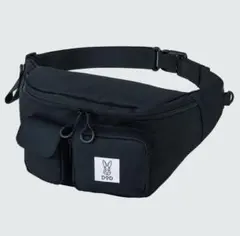 DOD [ディーオーディー]立体ポケット付き多機能ボディバッグBLACK